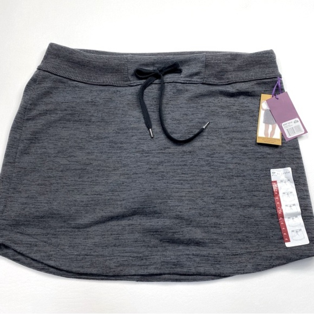 NEW Z by Zobha Gray Knit Sport Skirt Size XL